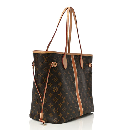 Louis Vuitton Monogram My LV Heritage Neverfull MM Orange and White 3 of 9