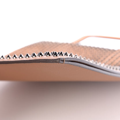 Christian Louboutin Calfskin Spiked Large Trictrac Portfolio Bag Cannelle 10 of 11