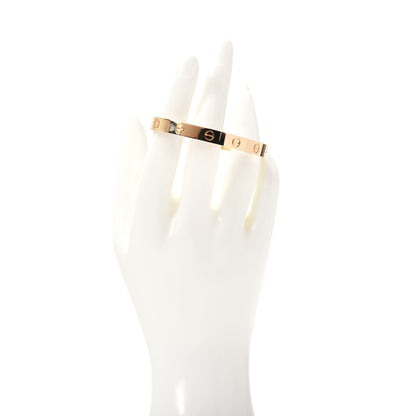 Cartier 18K Yellow Gold LOVE Cuff Bracelet 17 2 of 4