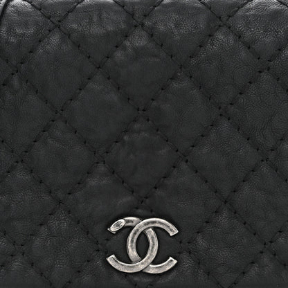Chanel Calfskin Quilted Double Stitch Flap Black 8 of 10