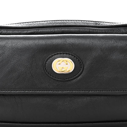 Gucci Fluffy Calfskin Morpheus Belt Bag 80 32 Black 8 of 10