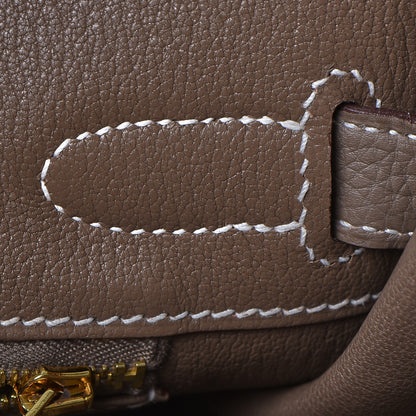 Hermes Togo Birkin 30 Etoupe 17 of 38