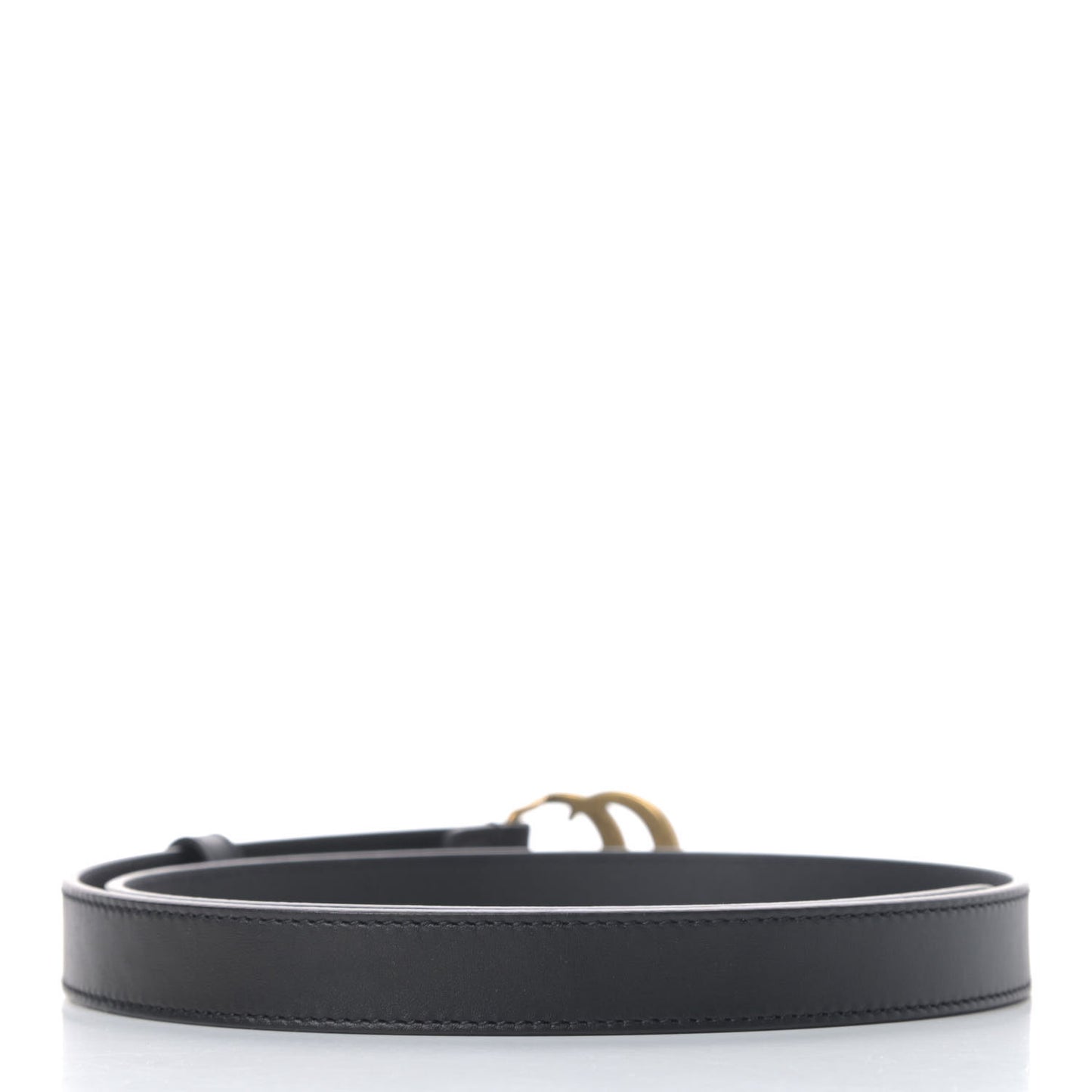 Calfskin Double G 20mm Belt 75 30 Black