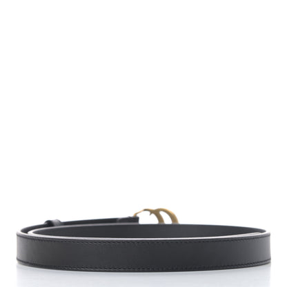 Gucci Calfskin Double G 20mm Belt 75 30 Black 2 of 5