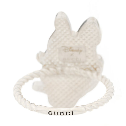 Gucci X Disney Sterling Silver Enamel Daisy Duck Ring 55 7.25 2 of 3
