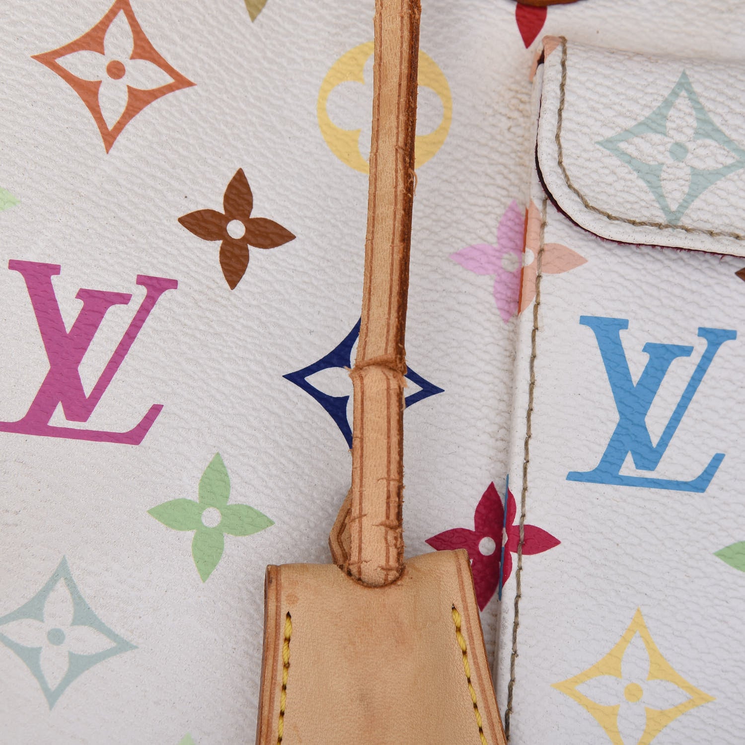 Louis Vuitton Monogram Multicolor Speedy 30 White 12 of 14