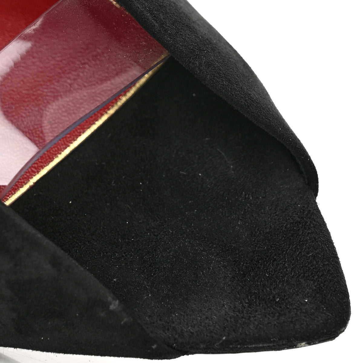 Suede Révélé 105mm Pumps 38.5 Black