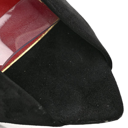 Valentino Garavani Suede Révélé 105mm Pumps 38.5 Black 10 of 13