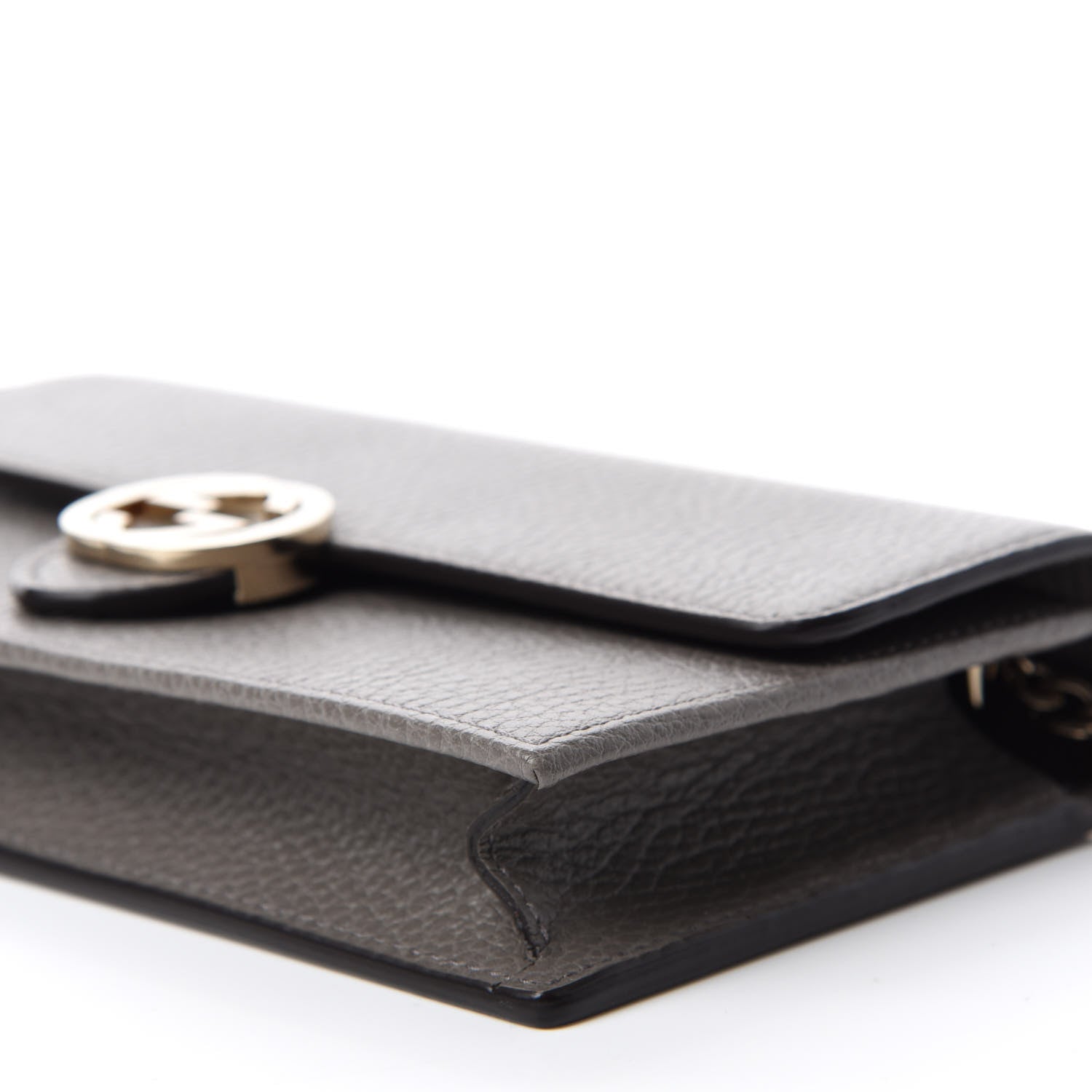 Gucci Dollar Calfskin Interlocking G Chain Wallet Loess 7 of 11
