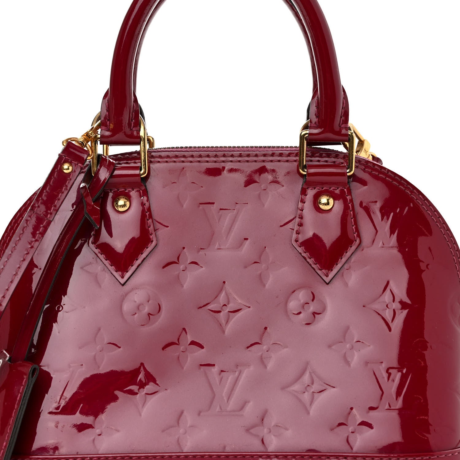 Louis Vuitton Vernis Alma BB Magenta 7 of 12