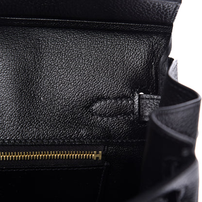 Hermes Togo Birkin 25 Black 10 of 33