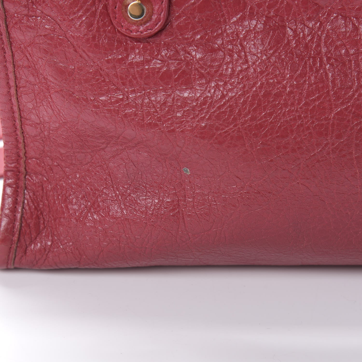 Balenciaga Agneau Classic Gold Hardware Mini City Rouge Sapphire 13 of 18