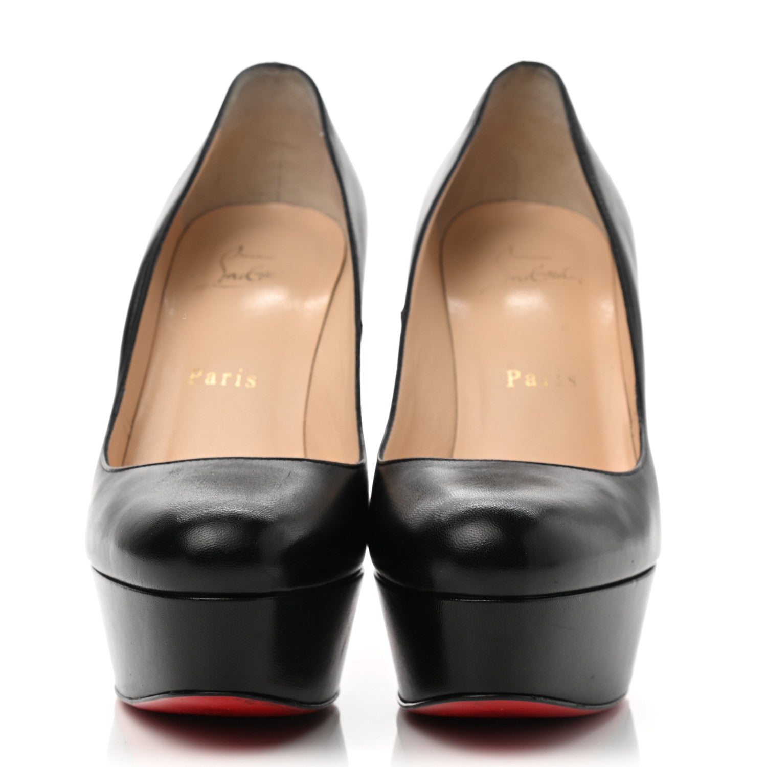 Christian Louboutin Kid Bianca 120 Pumps 35.5 Black 2 of 7