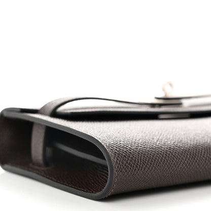 Hermes Epsom Kelly Wallet To Go Chocolate 8 of 10
