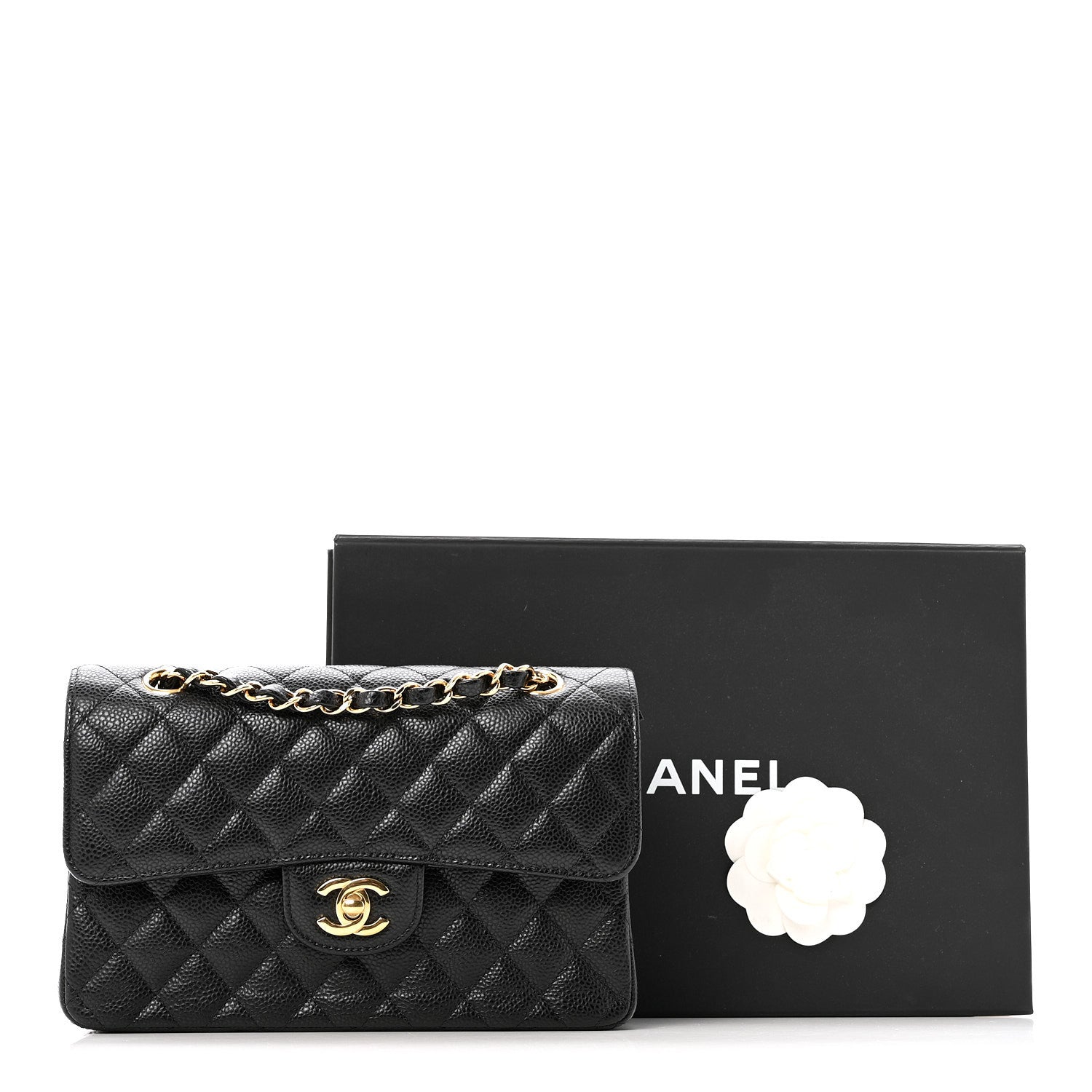 Chanel Caviar Quilted Small Double Flap Black 12 of 12