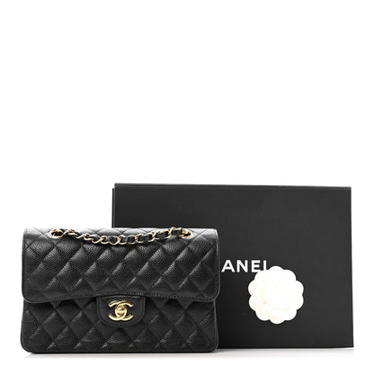 Chanel Caviar Quilted Small Double Flap Black 12 of 12