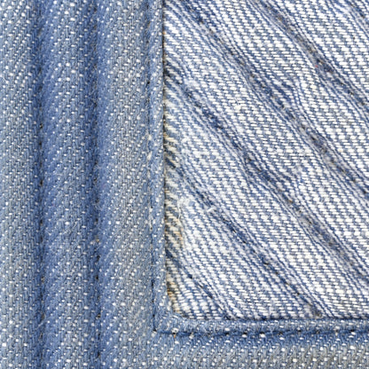 Chanel Denim Chevron Quilted Small Boy Flap Blue 11 of 13