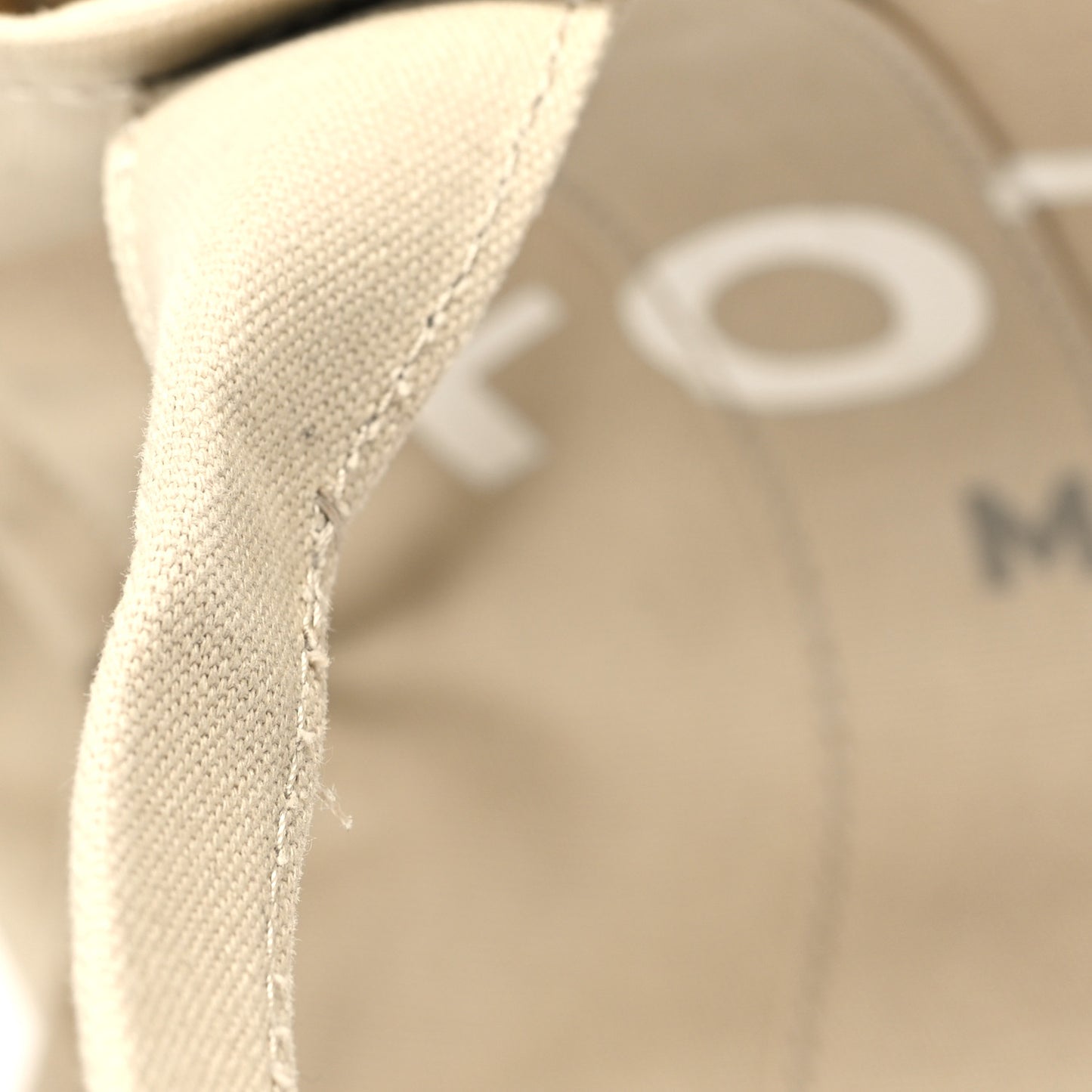 Cotton Canvas Large The Tote Bag Beige