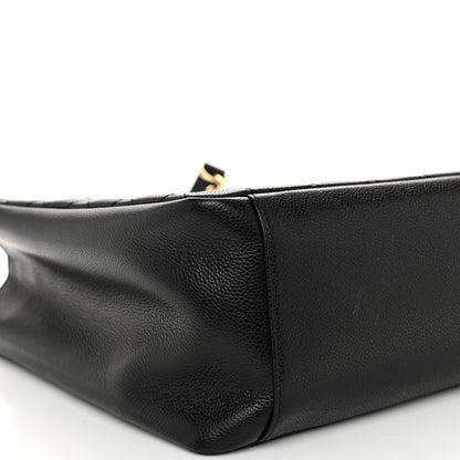 Chanel Caviar Quilted Grand Shopping Tote GST Black 9 of 11