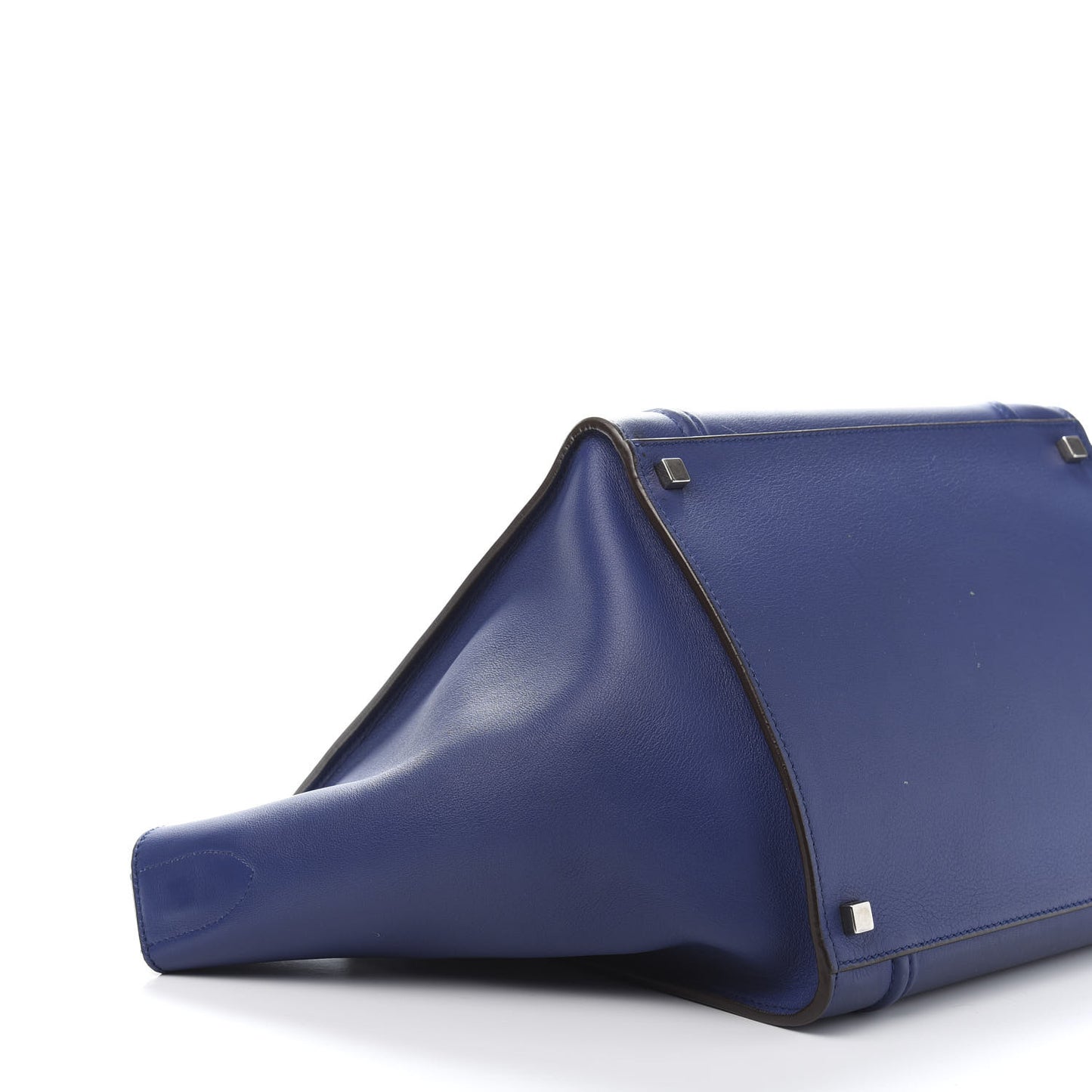 Supple Calfskin Medium Phantom Luggage Indigo