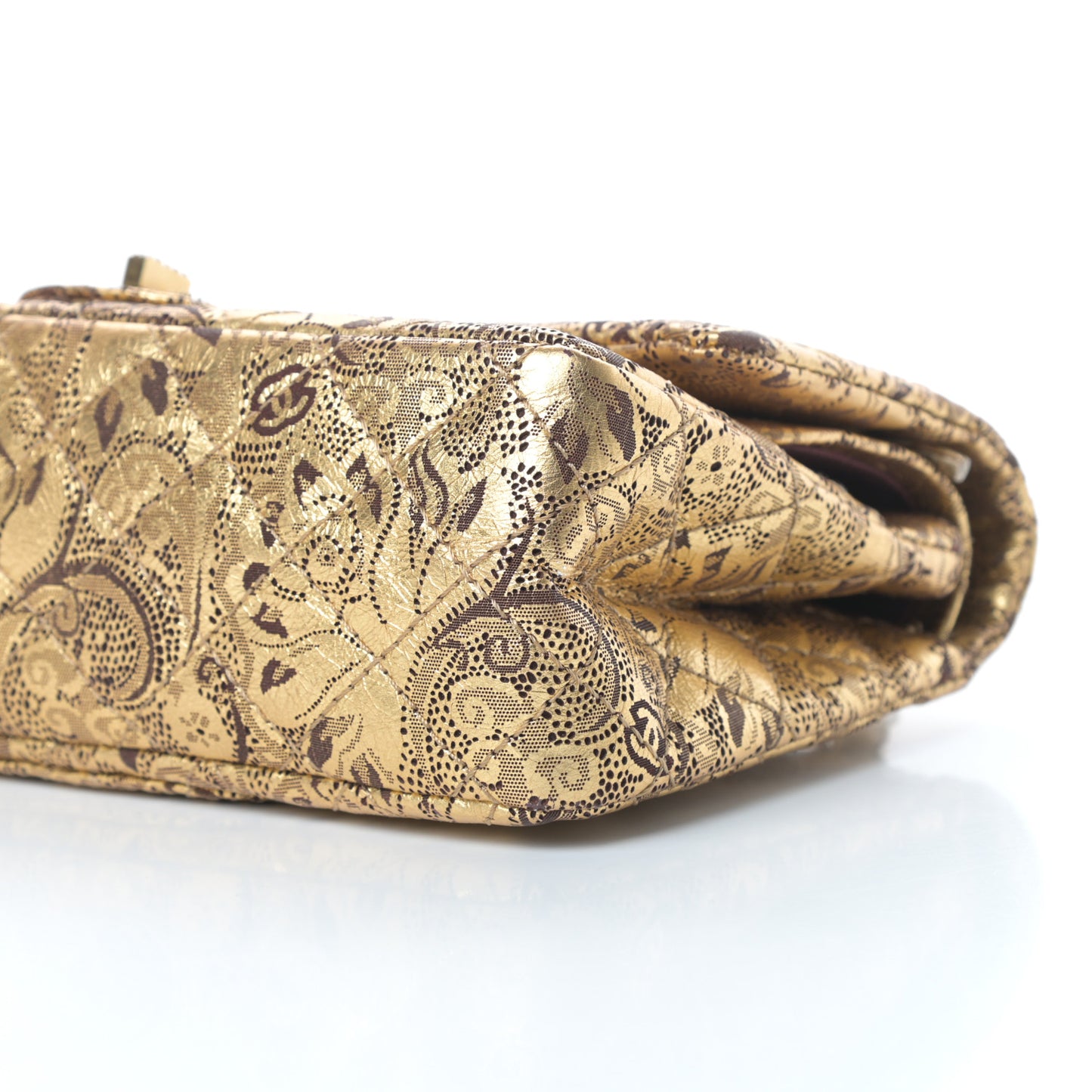 Buffalo Hand Painted Lace 2.55 Reissue 225 Flap Gold