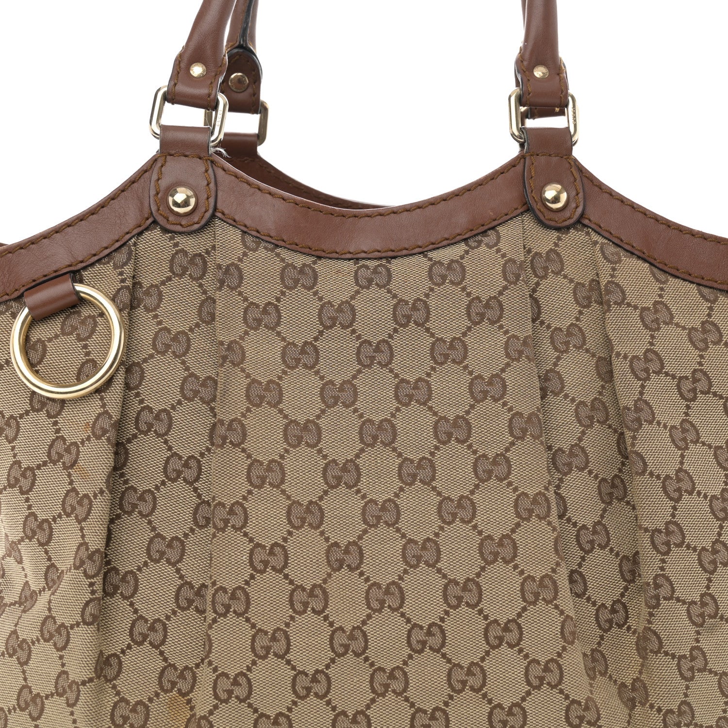 Gucci Monogram Medium Sukey Tote Brown 7 of 11