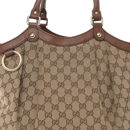 Gucci Monogram Medium Sukey Tote Brown 7 of 11