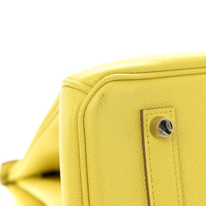 Hermes Epsom Birkin 35 Lime 12 of 12