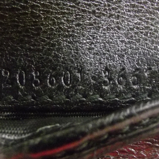 Guccissima Crest Bi-Fold Wallet Black