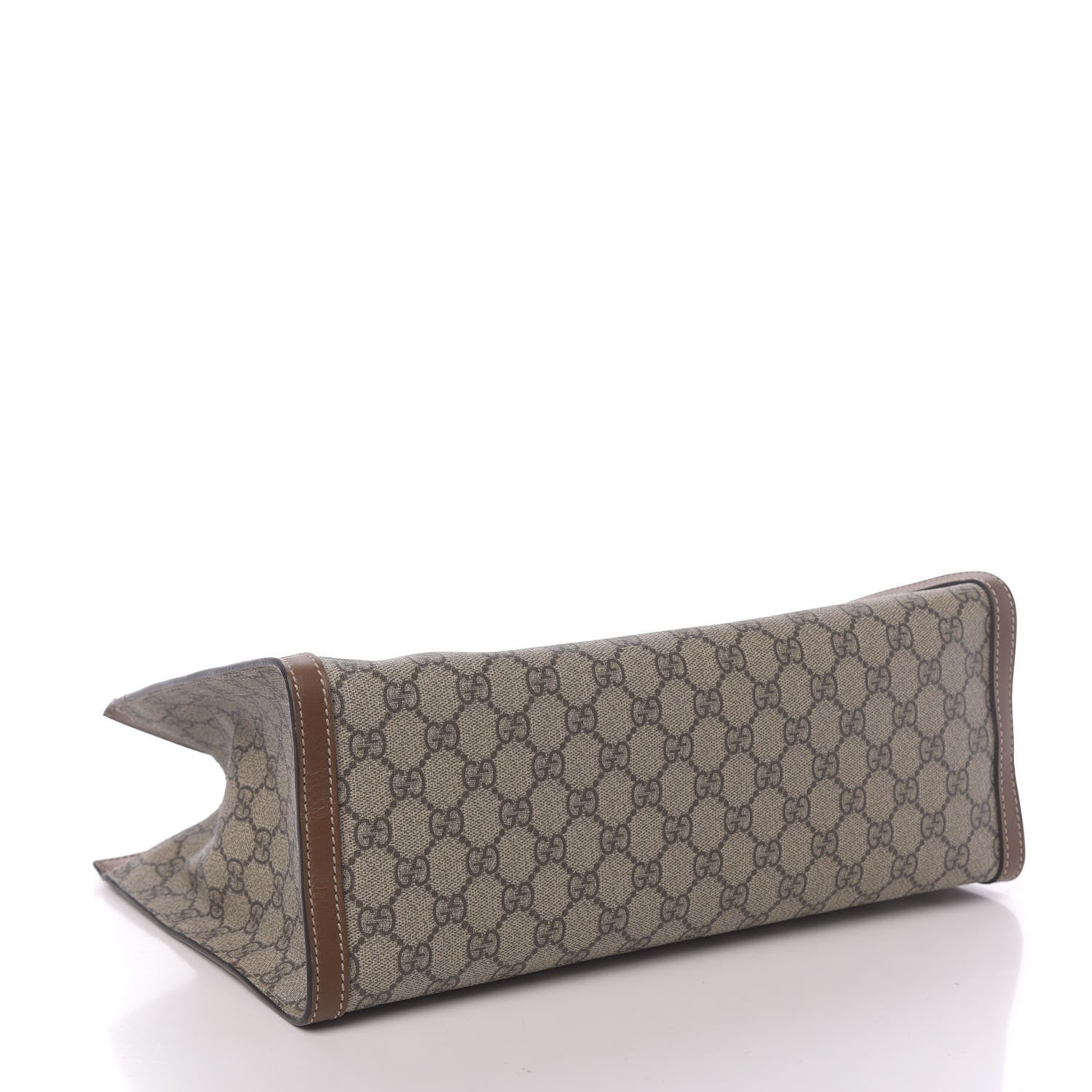 Gucci GG Supreme Monogram Medium Padlock Tote Beige Cuir 4 of 10