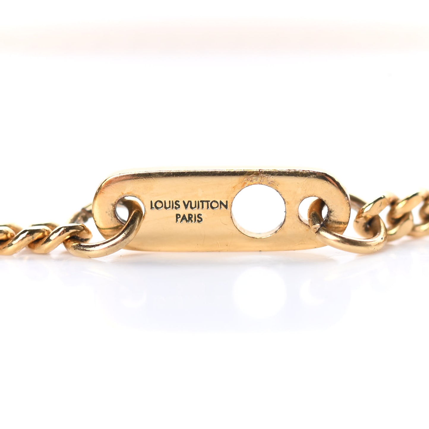 LV Upside Down Necklace Gold