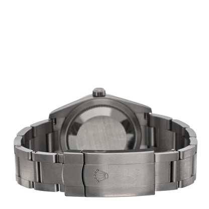 Rolex Stainless Steel 34mm Oyster Perpetual Watch Bright Black 124200 3 of 4