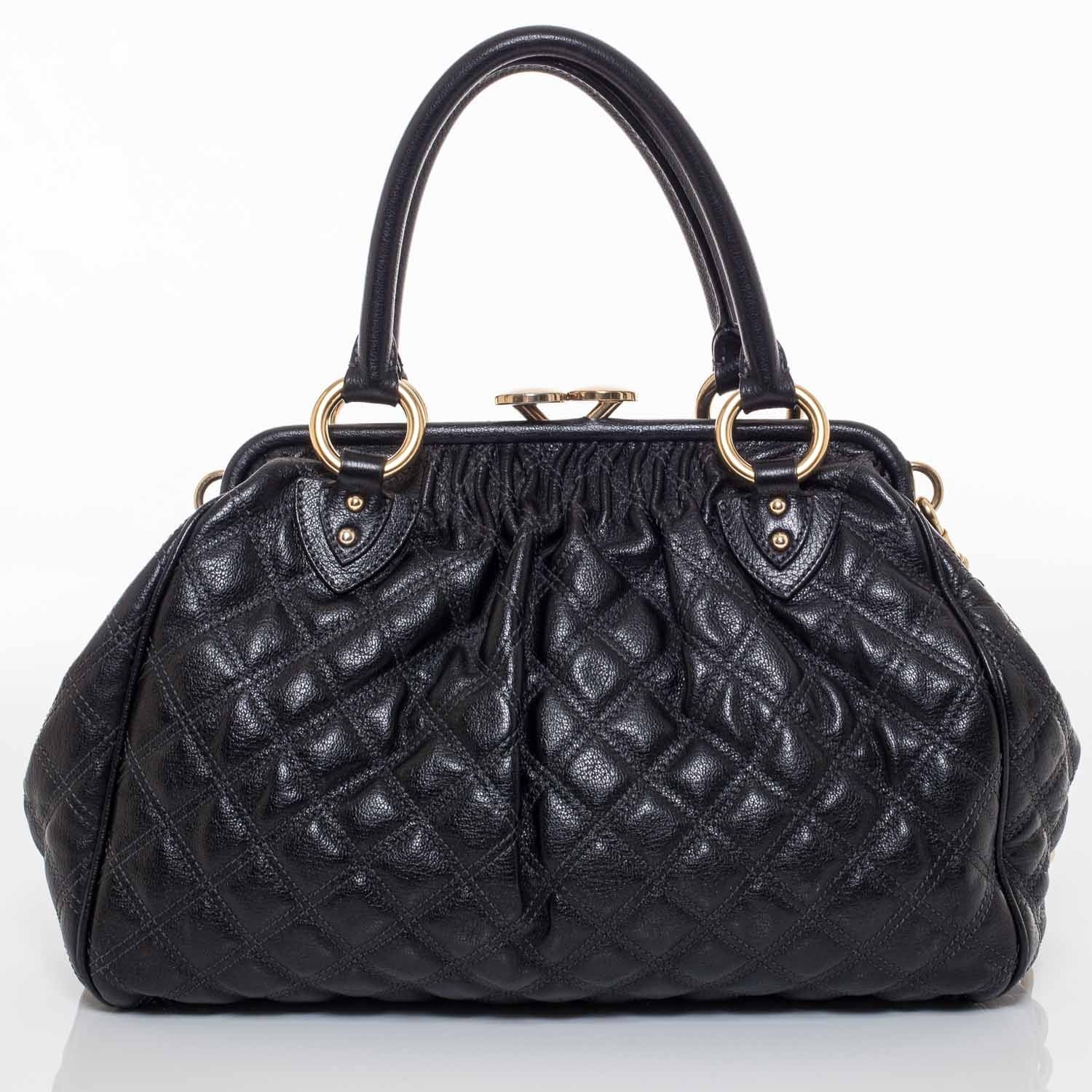 Marc Jacobs Quilted Leather Stam Black 5 of 11
