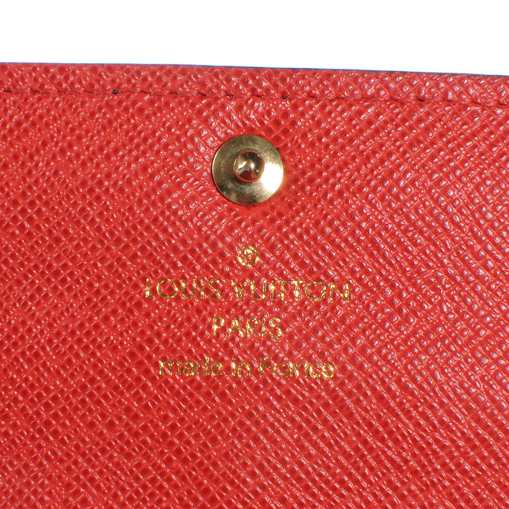 Louis Vuitton Monogram Groom Sarah Wallet Red 5 of 6