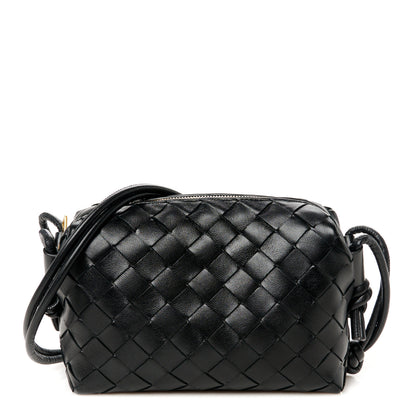 Bottega Veneta Nappa Intrecciato Mini Loop Camera Bag Black 1 of 12