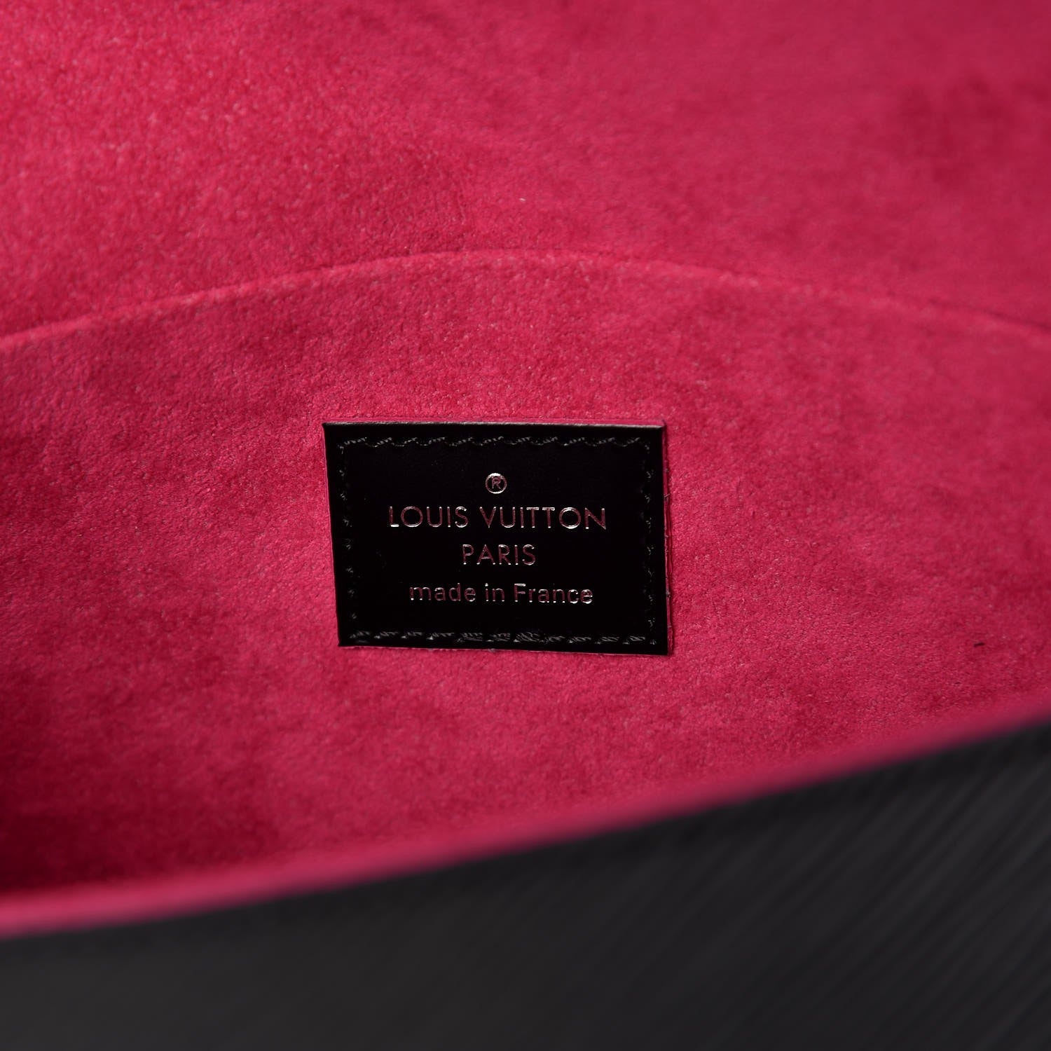 Louis Vuitton Epi Pochette Felicie Black Hot Pink 6 of 9