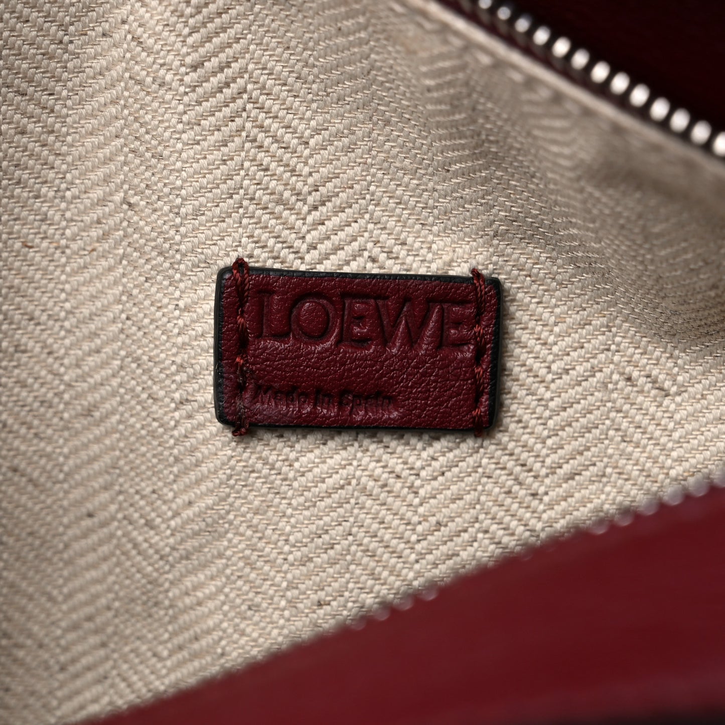 Calfskin Mini Puzzle Bag Wine