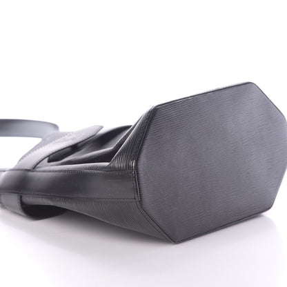 Louis Vuitton Epi Sac D'Epaule Black 6 of 9