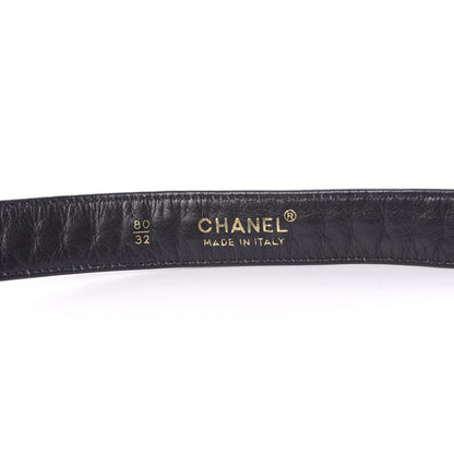 Chanel Calfskin Diamond Embossed Flap Waist Belt Bag Black 10 of 10