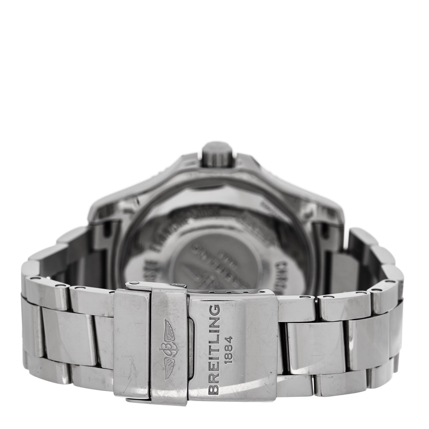 Breitling Stainless Steel 42mm Super Ocean Chronometer Automatic Watch Black A17365 3 of 5