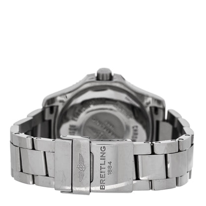 Breitling Stainless Steel 42mm Super Ocean Chronometer Automatic Watch Black A17365 3 of 5