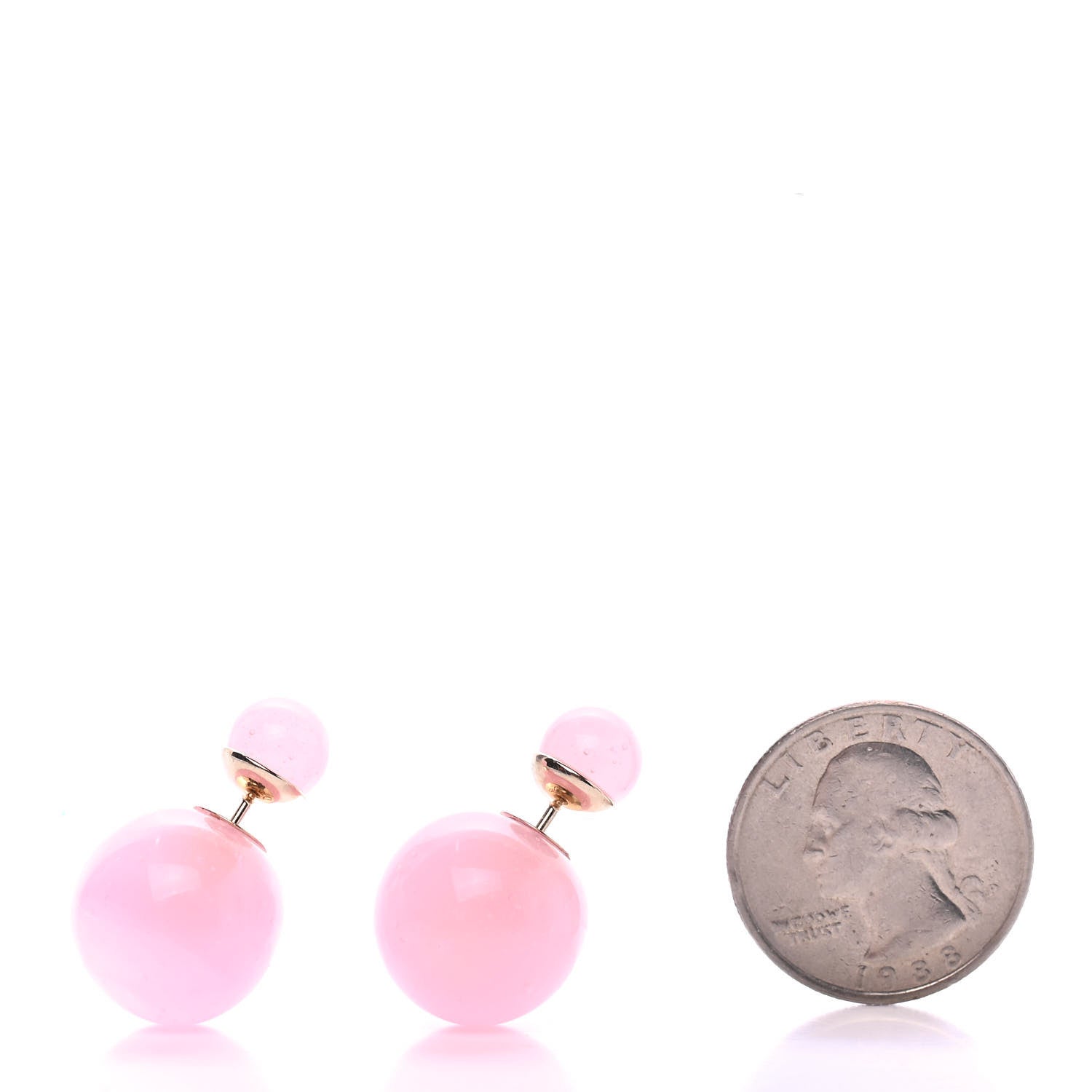 Christian Dior Mise En Dior Tribal Earrings Pink 2 of 4
