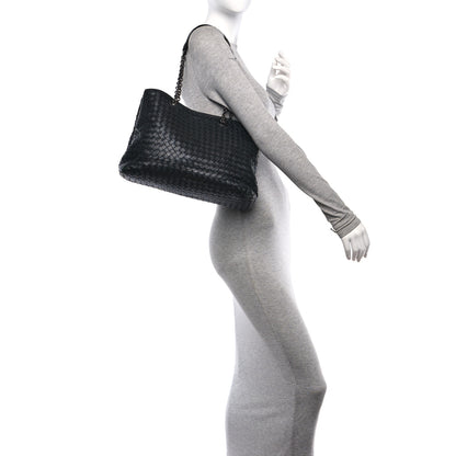 Bottega Veneta Nappa Intrecciato Medium Tote Black 2 of 13