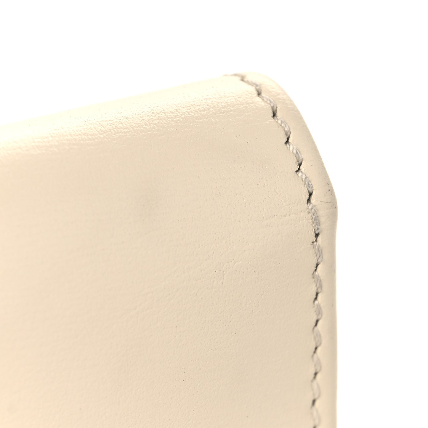 Boarded Plutone Calfskin Horsebit 1955 Card Case Wallet Mystic White