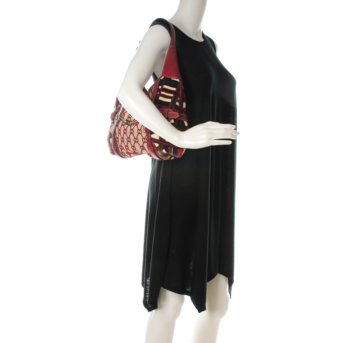 Velvet 85th Anniversary Horsebit Hobo Red