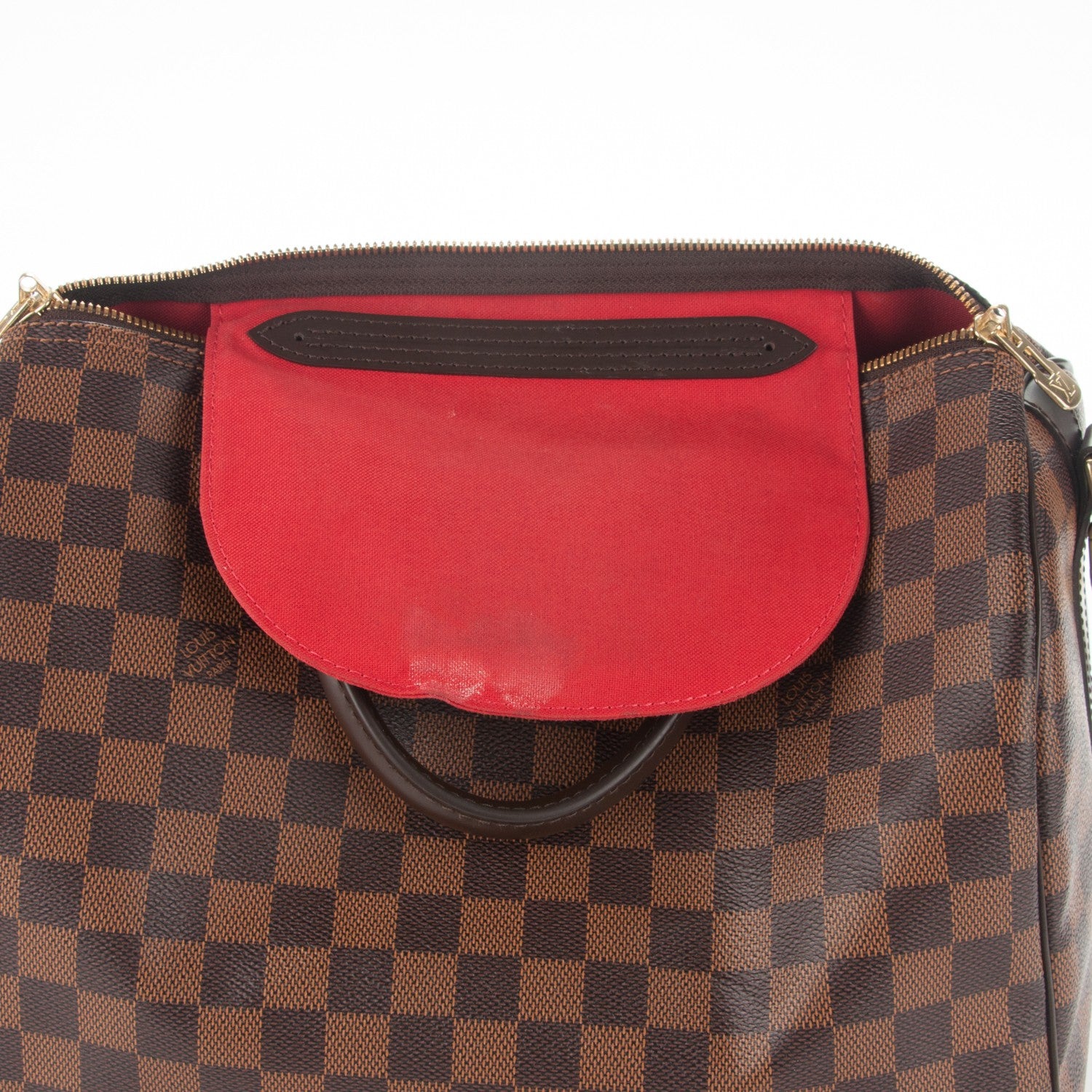 Louis Vuitton Damier Ebene Speedy Bandouliere 30 8 of 8