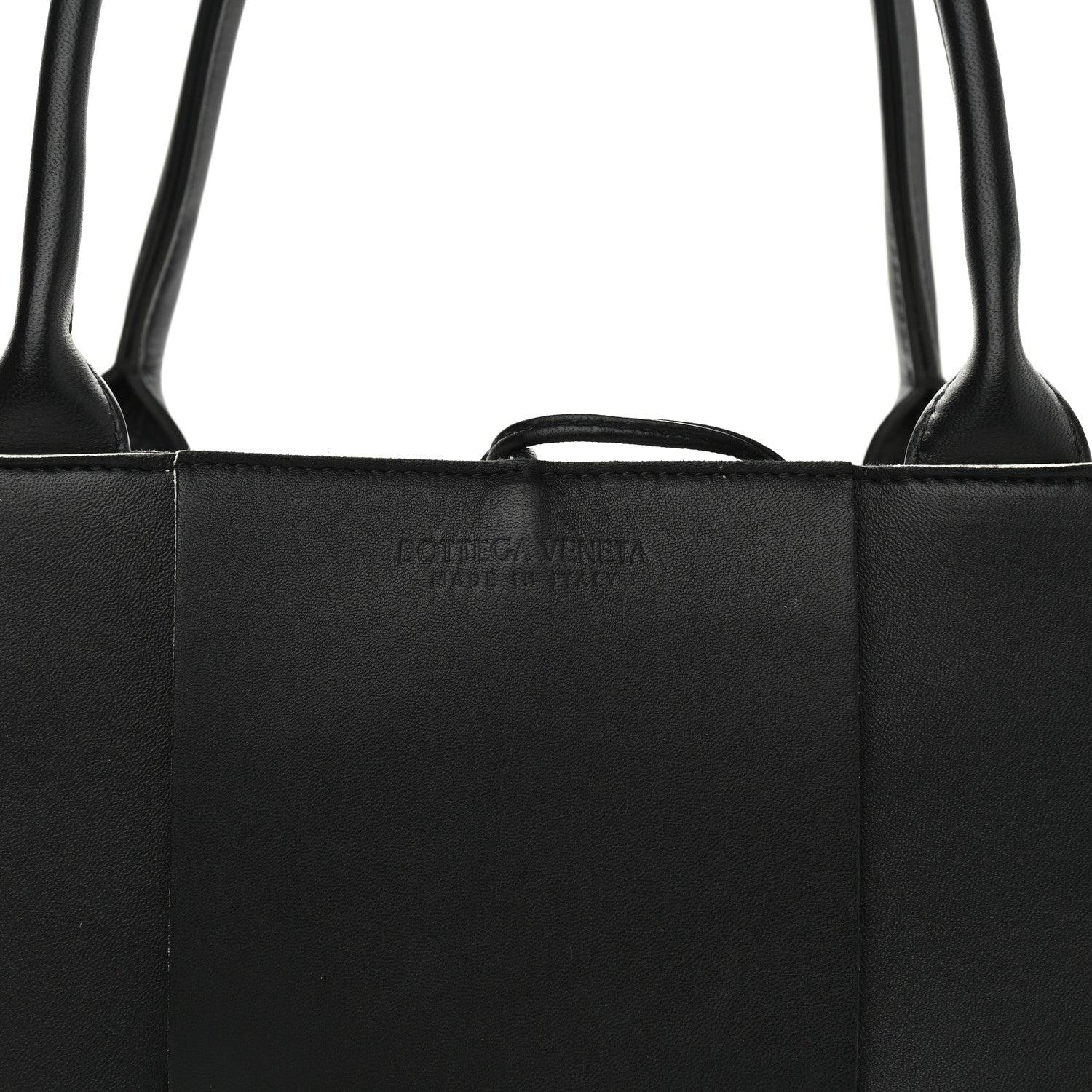 Bottega Veneta Nappa Maxi Intrecciato Arco Tote Black White 13 of 15