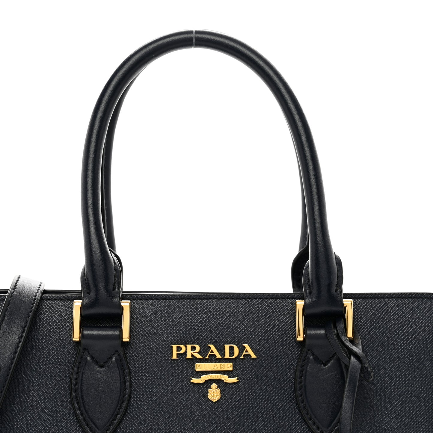 Saffiano Soft Calfskin Small Zippered Tote Baltico