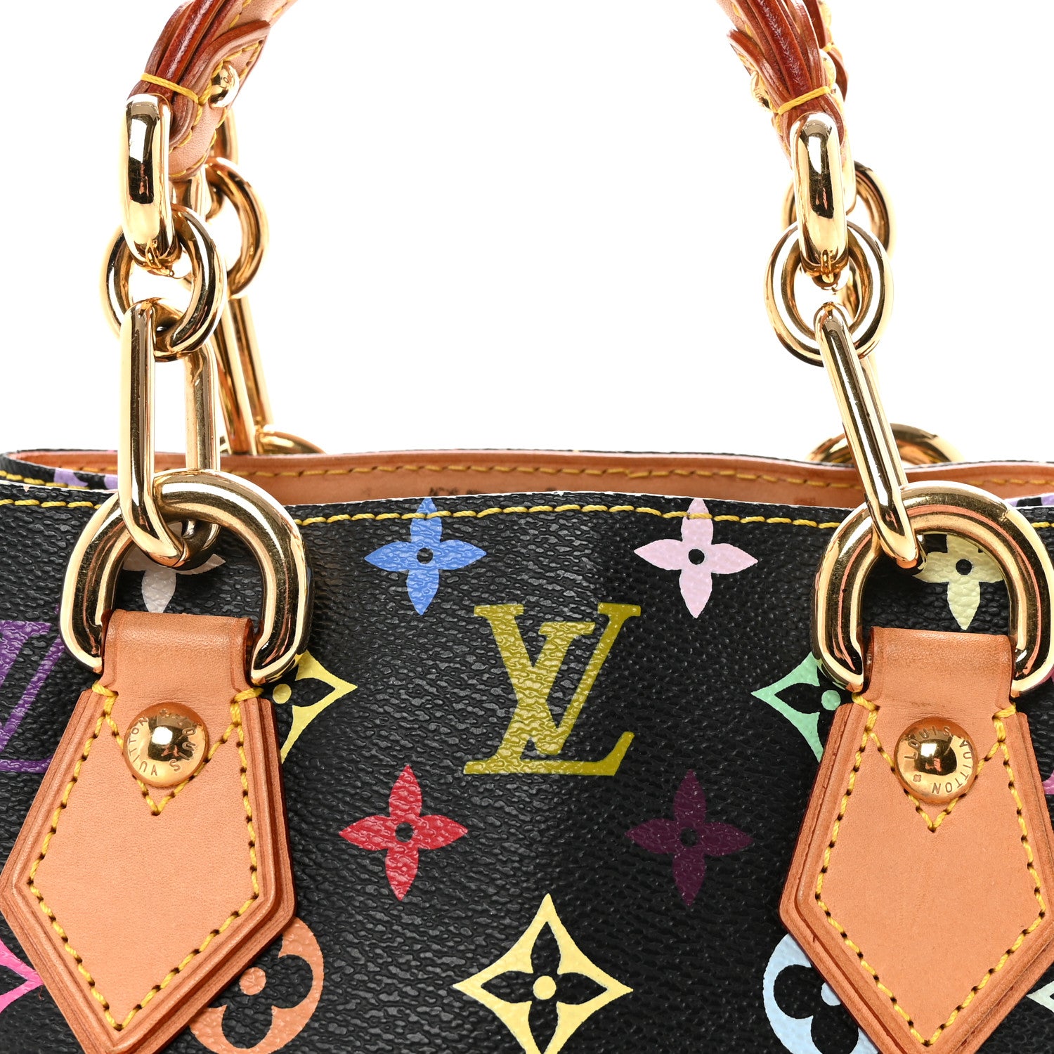 Louis Vuitton Monogram Multicolor Audra Black 7 of 9