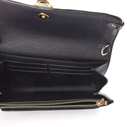 Louis Vuitton Empreinte Vavin Chain Wallet Black 5 of 6
